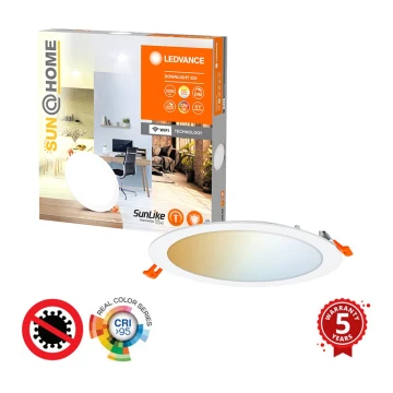 Ledvance - LED indbygningslampe dæmpbar SUN@HOME LED/22W/230V 2200-5000K CRI 95 Wi-Fi