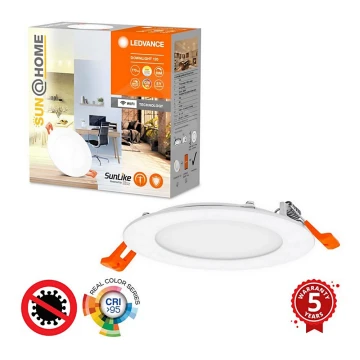 Ledvance - LED indbygningslampe dæmpbar SUN@HOME LED/8W/230V 2200-5000K CRI 95 Wi-Fi