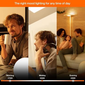 Ledvance - LED gulvlampe dæmpbar SUN@HOME LED/36W/230V 2200-5000K CRI 95 Wi-Fi