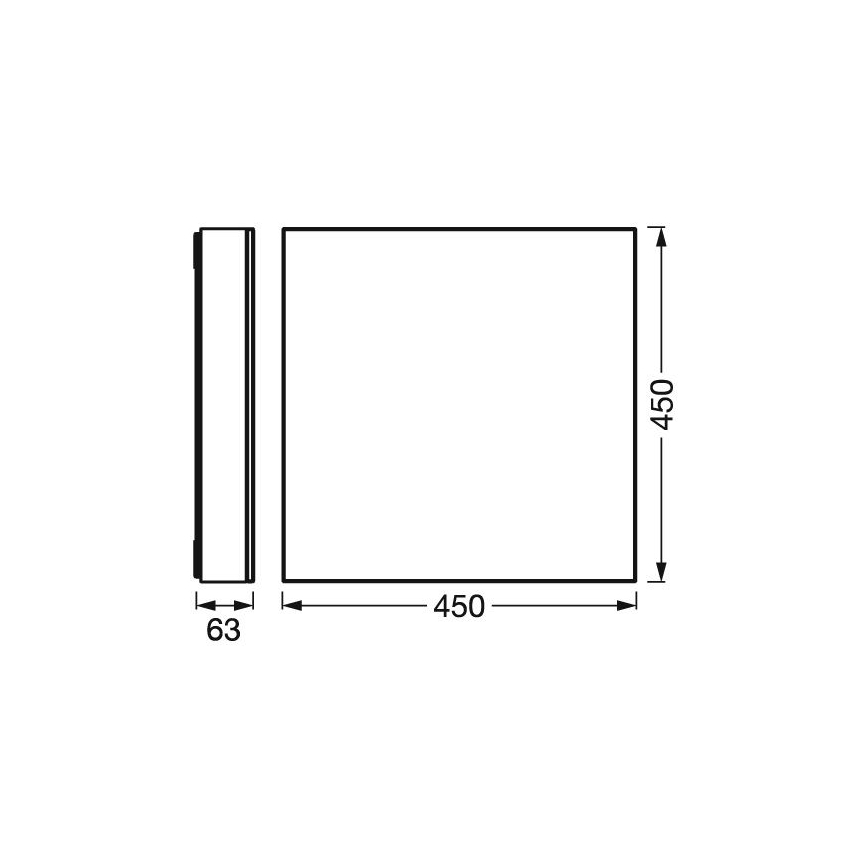 Ledvance - LED loftlampe dæmpbar SMART+ FRAMELESS LED/24,5W/230V 3000-6500K Wi-Fi