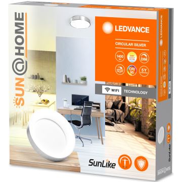 Ledvance - LED loftlampe dæmpbar SUN@HOME CIRCULAR LED/18,5W/230V Wi-Fi