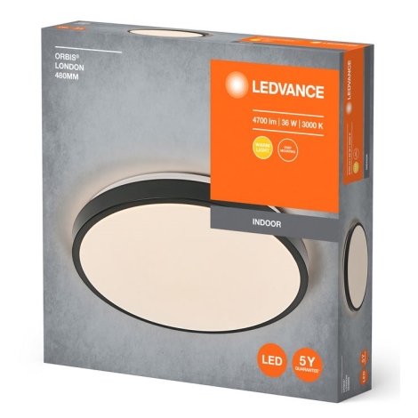 Ledvance - LED loftlampe ORBIS LONDON LED/36W/230V sort