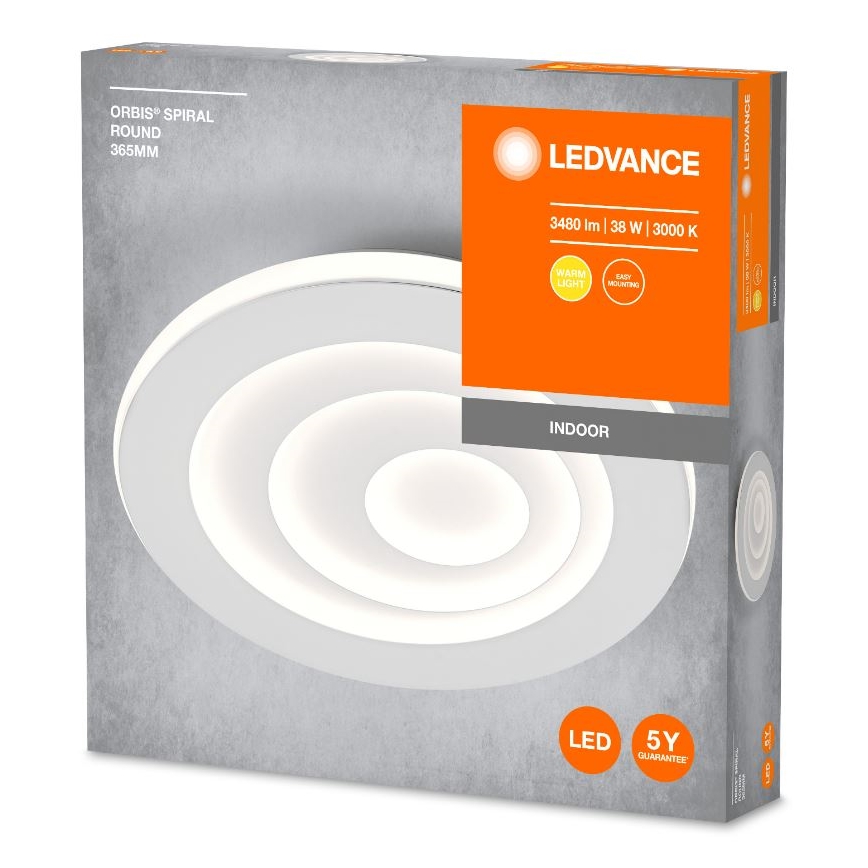 Ledvance - LED loftlampe ORBIS SPIRAL LED/38W/230V