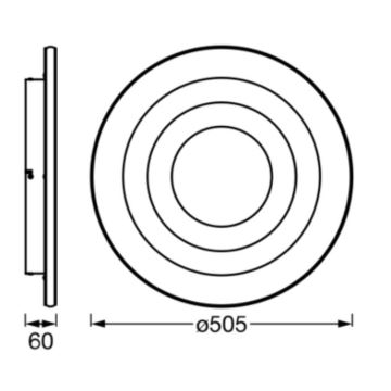 Ledvance - LED loftlampe ORBIS SPIRAL LED/42W/230V