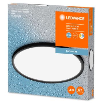 Ledvance - LED loftlampe til badeværelse DISC LED/18W/230V 3000/4000K IP44