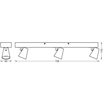 Ledvance - LED spotlampe DECOR NEPTUNE LED/26W/230V