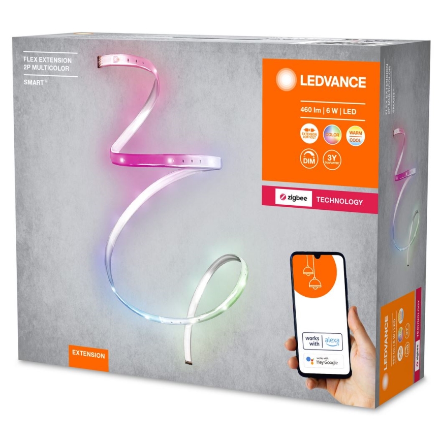 Ledvance - LED strip dæmpbar forlængerdelRGB+TW SMART+ FLEX 1,2 m LED/6W/12V