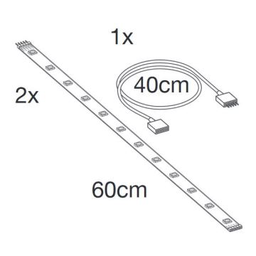 Ledvance - LED strip dæmpbar forlængerdelRGB+TW SMART+ FLEX 1,2 m LED/6W/12V