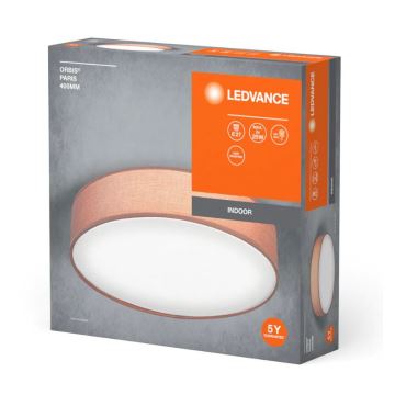 Ledvance - Loftlampe ORBIS PARIS 2xE27/25W/230V brun