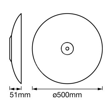 Ledvance - Loftlampe SMART+ TIBEA 1xE27/40W/230V