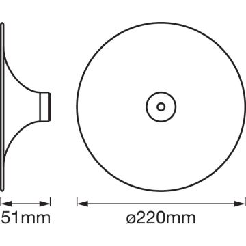 Ledvance - Loftlampe SMART+ TIBEA 1xE27/60W/230V