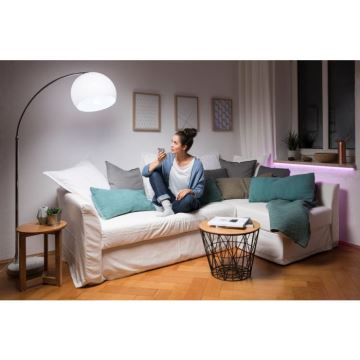 Ledvance - Smart-højtaler Google Nest Mini + LED-pære dæmpbar SMART+ A60 E27/60W/230V