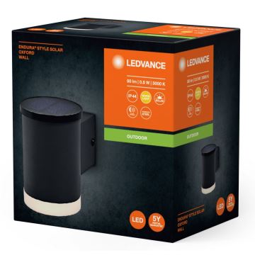 Ledvance - Soldrevet LED væglampe ENDURA STYLE SOLAR LED/0,5W/2,4V IP44