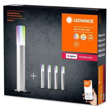 Ledvance - SÆT 5x LED RGBW Dæmpbar udendørs lampe SMART+ GARDENPOLE LED/6W/230V IP44