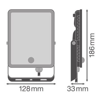 Ledvance - Udendørs LED projektør med sensor FLOODLIGHT LED/30W/230V 6500K IP65