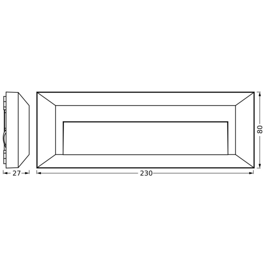 Ledvance - Udendørs LED væglampe ENDURA STYLE IVAN LED/1,9W/230V IP65