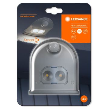 Ledvance - Udendørs LED væglampe med sensor DOORLED LED/1W/4,5V IP54