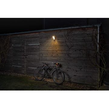 Ledvance - Udendørs LED væglampe med sensor SPOT LED/8W/230V IP55 sort