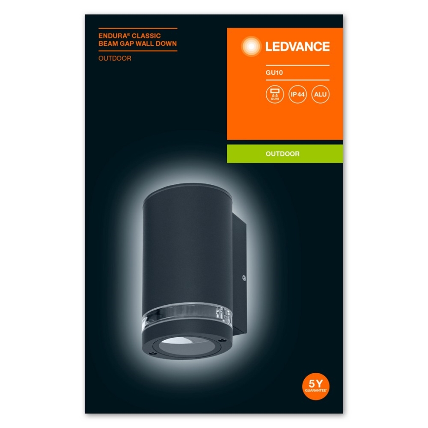 Ledvance - Udendørs væglampe BEAM 1xGU10/35W/230V IP44