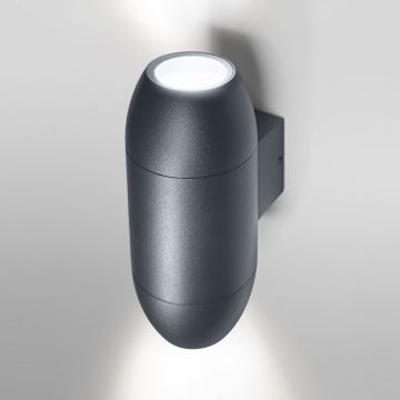 Ledvance - Udendørs væglampe CANNON 2xGU10/35W/230V IP44