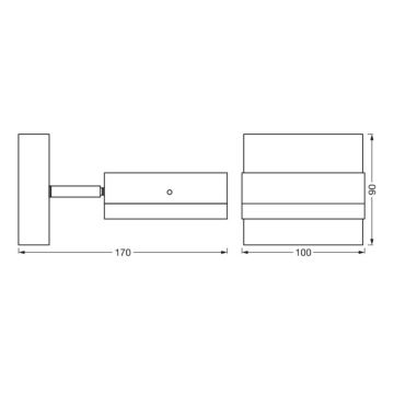 Ledvance - Udendørs væglampe ENDURA CLASSIC 1xGX53/12W/230V IP44