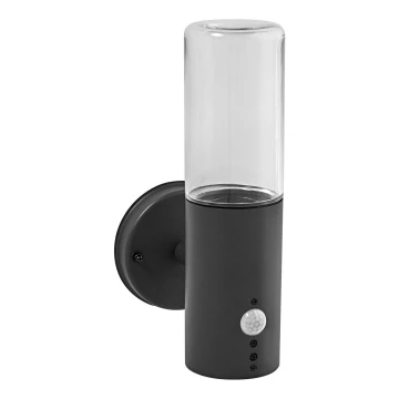 Ledvance - Udendørs væglampe med sensor FIGO CYLINDER 1xE27/20W/230V