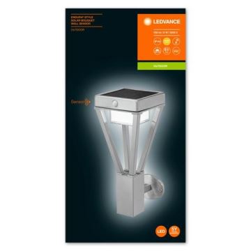 Ledvance - Væghængt LED solcellelampe med sensor BOUQUET LED/6W/3,7V IP44