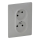 Legrand 753386 - Stikkontakt VALENA LIFE 250V/16A 2x2P+T aluminium