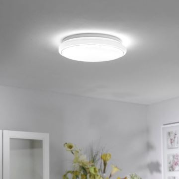 Leuchten Direkt 14744-16 - LED loftlampe dæmpbar RGB-farver JUPI LOLASMART LED/32W/230V + fjernbetjening