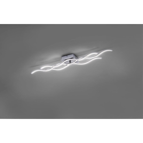 Leuchten Direkt 15166-55 - LED loftlampe WAWE LED/28W/230V mat krom