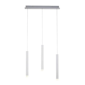 Leuchten Direkt 15203-95 - LED pendel BRUNO 3xLED/4,8W/230V hvid