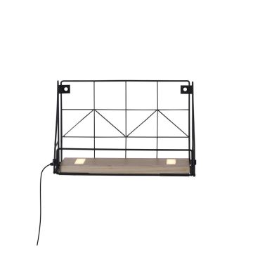 Leuchten Direkt 15276-18 - Hylde med LED-lys BOARD 2xLED/1,75W/230V 30 cm eukalyptus