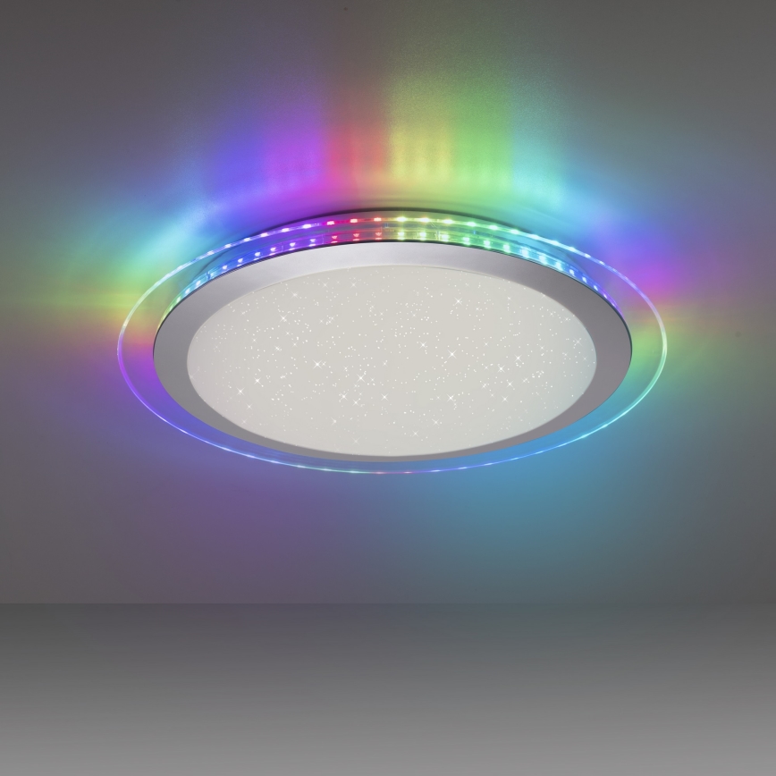 Leuchten Direkt 15411-21- LED loftlampe dæmpbar RGB-farver CYBA LED/26W/230V