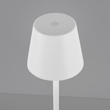 Leuchten Direkt 19250-16 - LED Udendørs bordlampe dæmpbar og genopladelig EURIA LED/3W/5V IP54 hvid