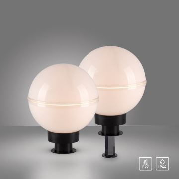 Leuchten Direkt 19322-16-2 - SÆT 2x Udendørslampe 1xE27/40W/230V diameter 20 cm IP44