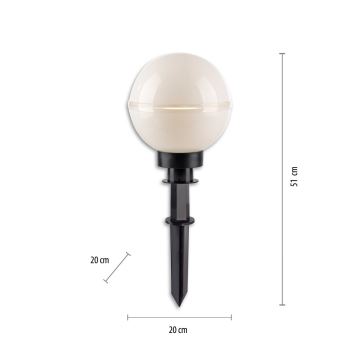 Leuchten Direkt 19322-16-2 - SÆT 2x Udendørslampe 1xE27/40W/230V diameter 20 cm IP44