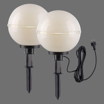 Leuchten Direkt 19323-16-2 - 2x Udendørslampe 1xE27/40W/230V diameter 30 cm IP44