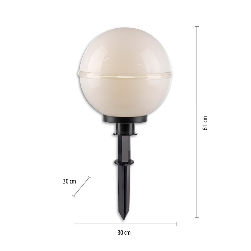 Leuchten Direkt 19323-16-2 - 2x Udendørslampe 1xE27/40W/230V diameter 30 cm IP44