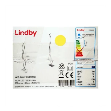 Lindby - LED gulvlampe BOBI LED/24W/230V