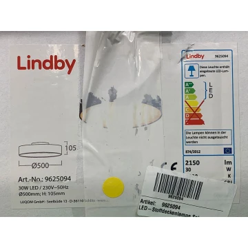 Lindby - LED loftlampe SAIRA LED/30W/230V