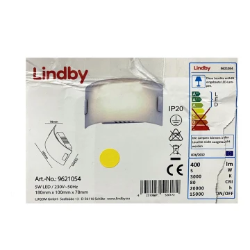 Lindby - LED væglampe GISELA LED/5W/230V