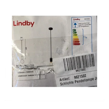 Lindby - Pendel dæmpbar JAKE 1xE27/60W/230V