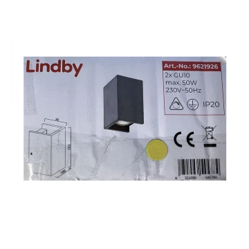 Lindby - Væglampe GERDA 2xGU10/50W/230V