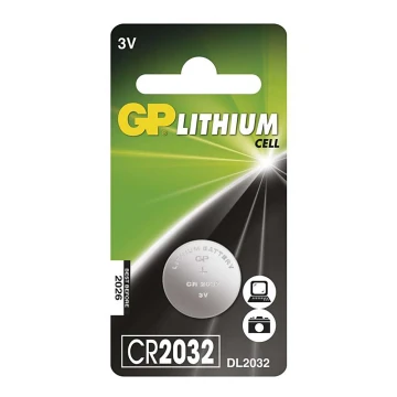 Lithium knapcelle CR2032 GP LITHIUM 3V/220 mAh