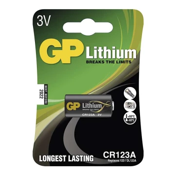 Lithiumbatteri CR123A GP LITHIUM 3V/1400 mAh