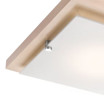 Loftlampe 1xE27/60W/230V bøg - FSC certificeret