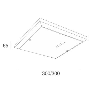 Loftlampe 1xE27/60W/230V bøg - FSC certificeret