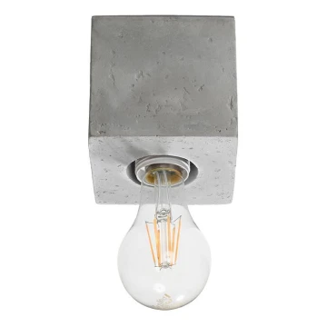 Loftlampe ABEL 1xE27/60W/230V betongrå