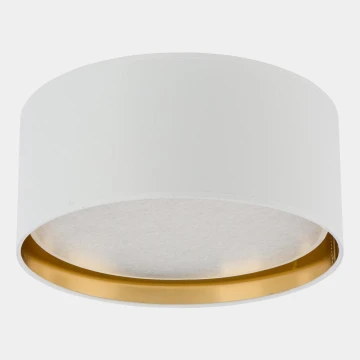 Loftlampe BILBAO 4xE27/15W/230V diam. 45 cm hvid/guld