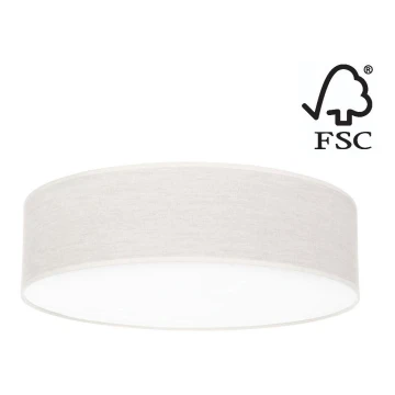 Loftlampe BOHO 4xE27/25W/230V diameter 48 cm hvid – FSC certificeret
